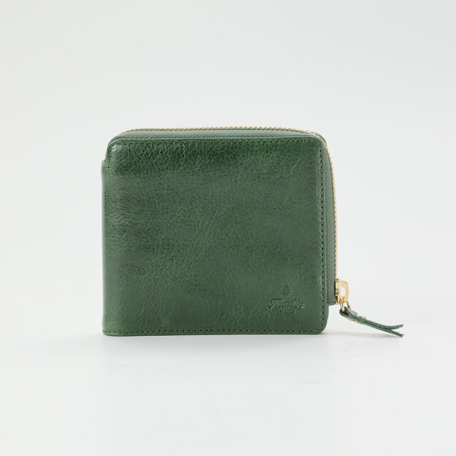 Tevalin Handcrafted Italian Leather Wallet with Hand-Stitched Detailing